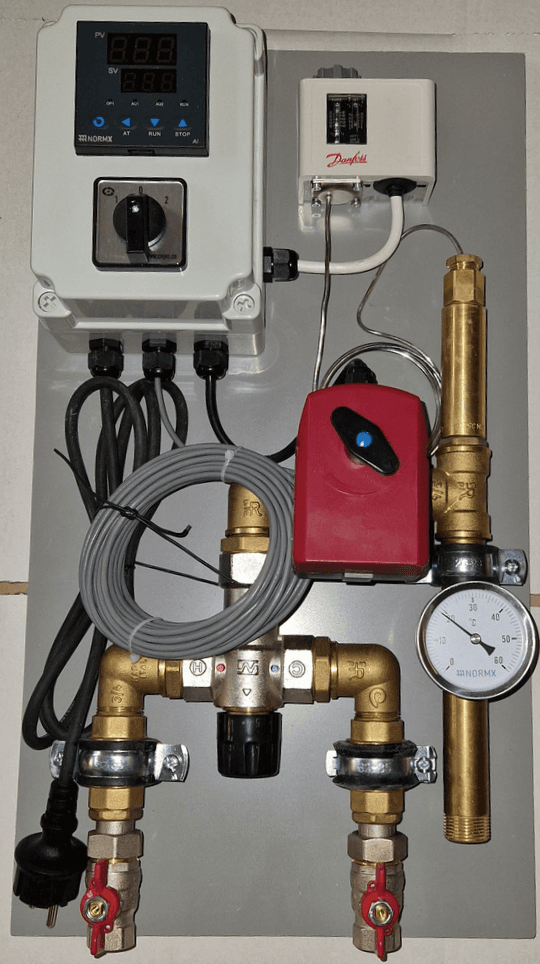 Digital hitastýring