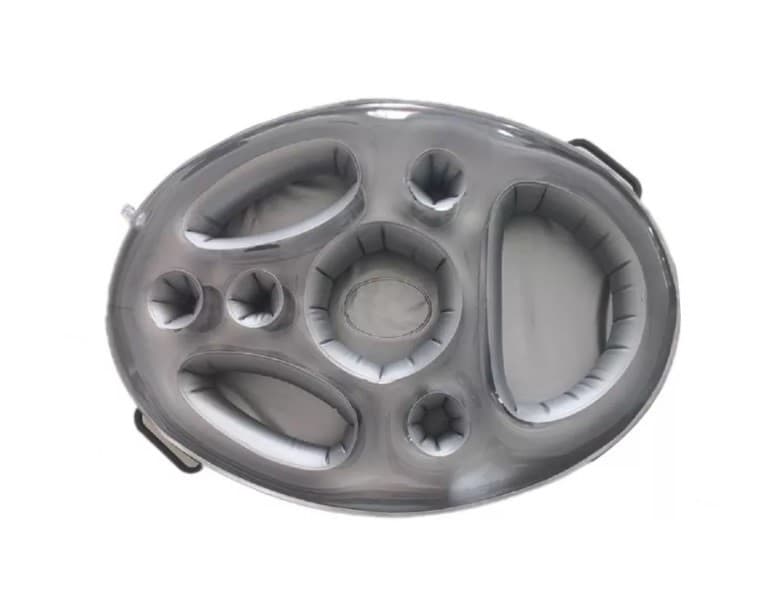 Flotbakki með hólfum.