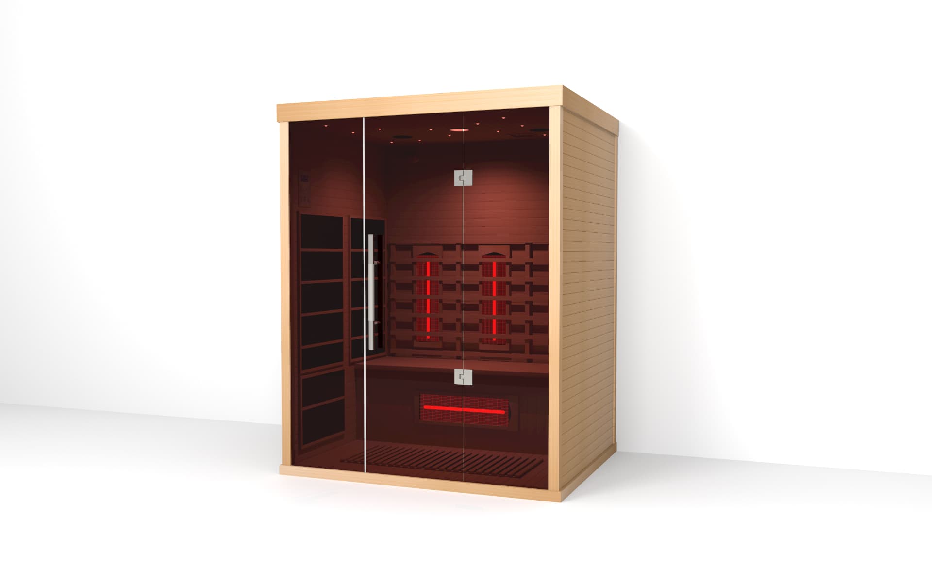 Infraklefi 3 manna. Þökkum frábærar viðtökur við infraklefunum. Allar gerðir uppseldar, ný sending væntanleg í mars.